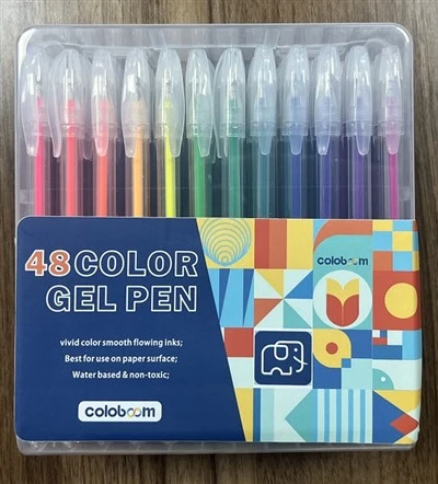Gel Pens Rau Cov Neeg Laus Xim Xim