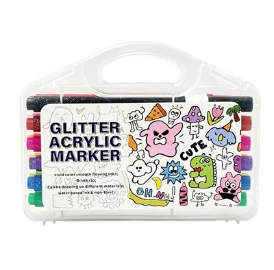 Glitter Txhuam Marker